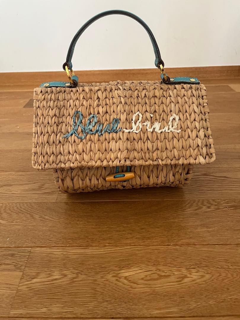 ケイトスペード Kate spade /blue bird お家型バッグ