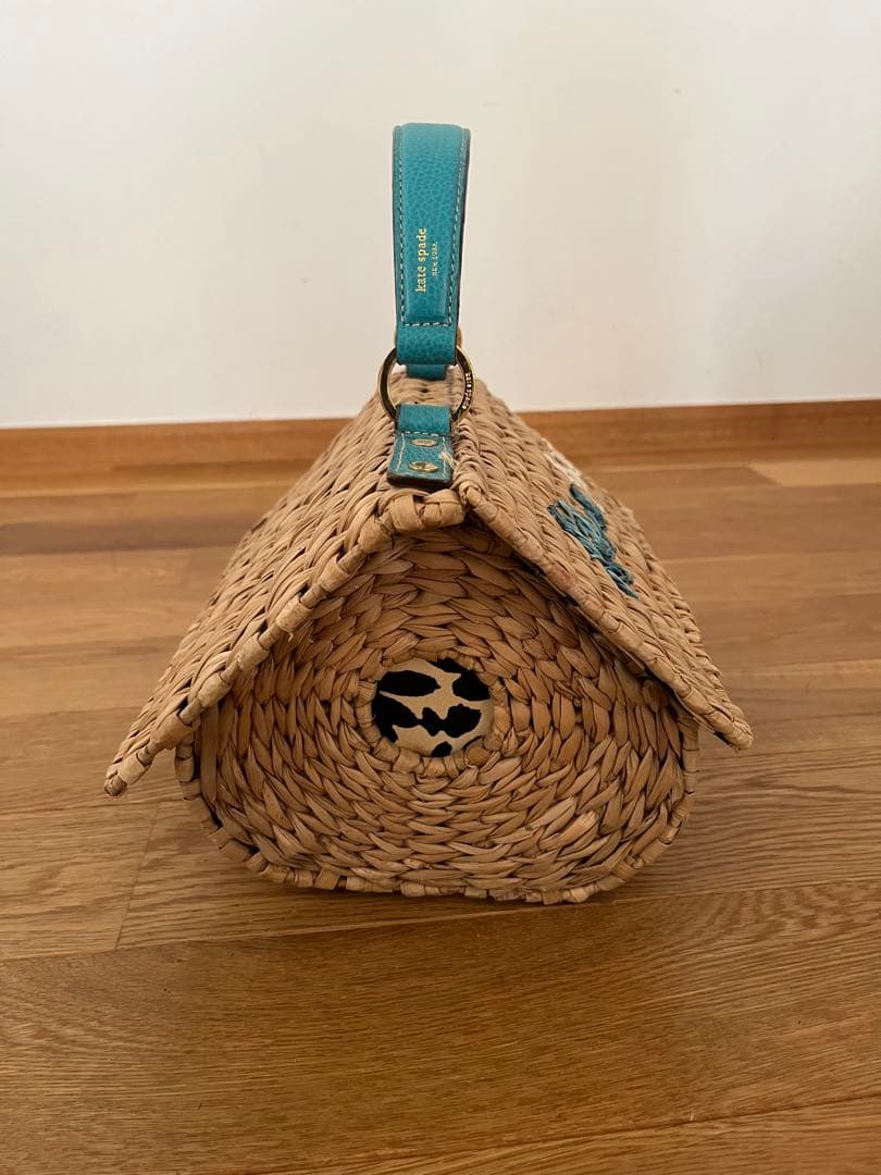 ケイトスペード Kate spade /blue bird お家型バッグ