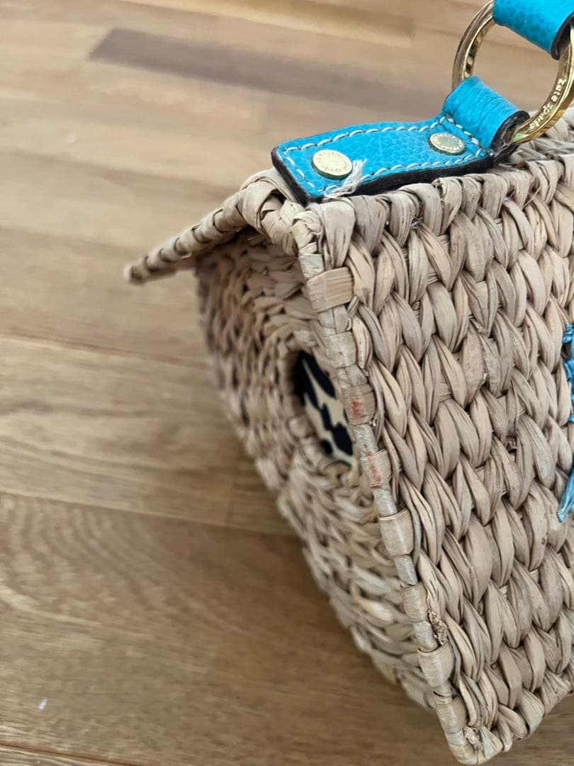 ケイトスペード Kate spade /blue bird お家型バッグ