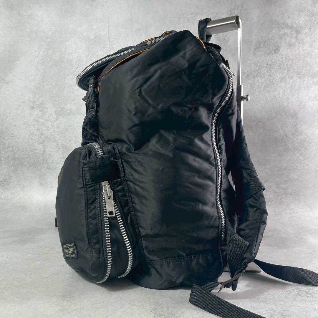 極美品✨PORTER 吉田カバン タンカー リュックサック 黒 大容量 ポケット