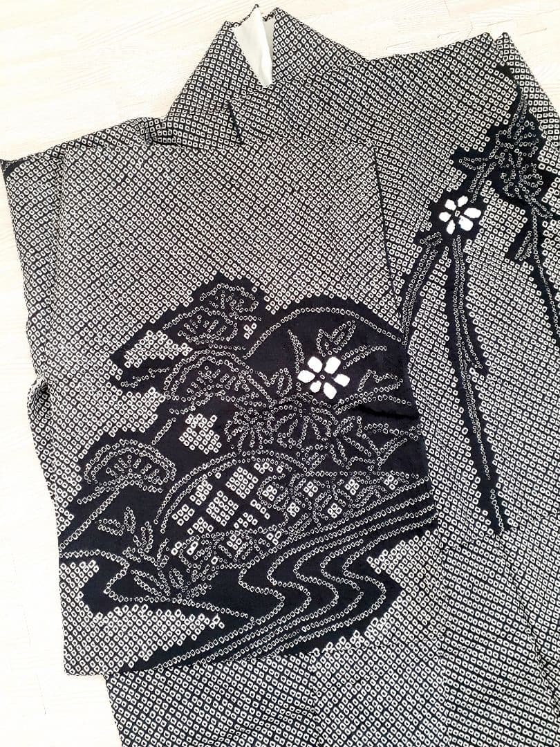 着物　絞り　正絹