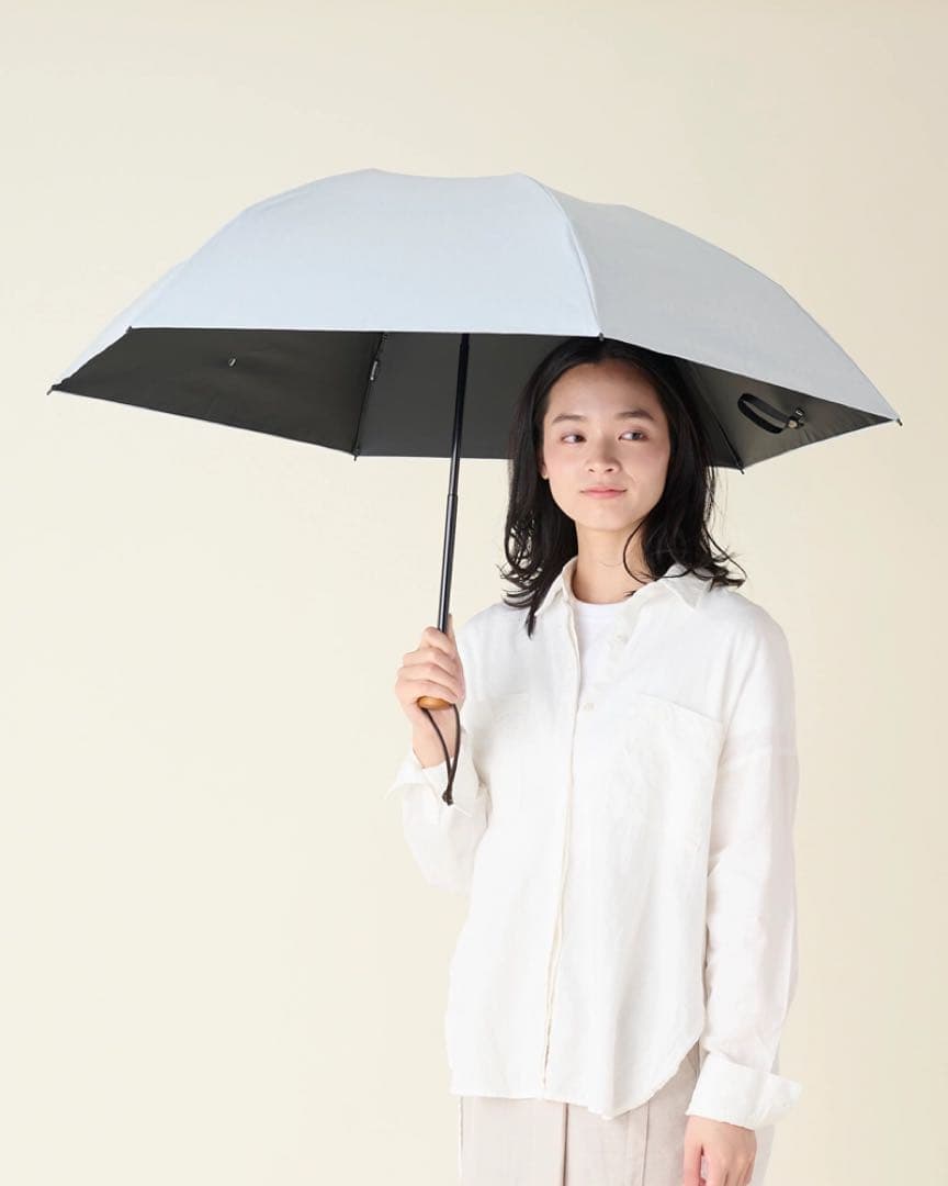 【新品未使用】３段折 / moku(ブルー)