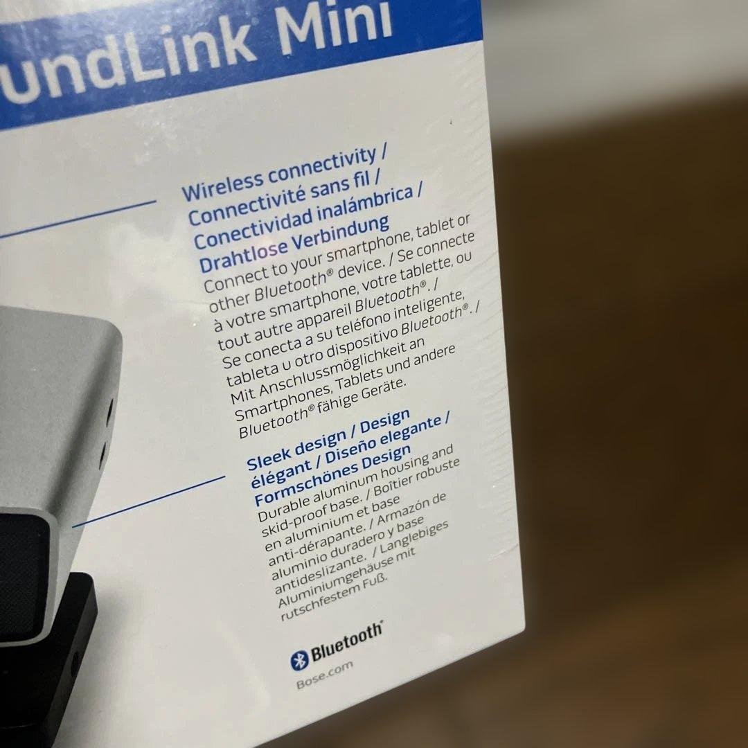 【未開封】BOSE SoundLink Mini ワイヤレススピーカー