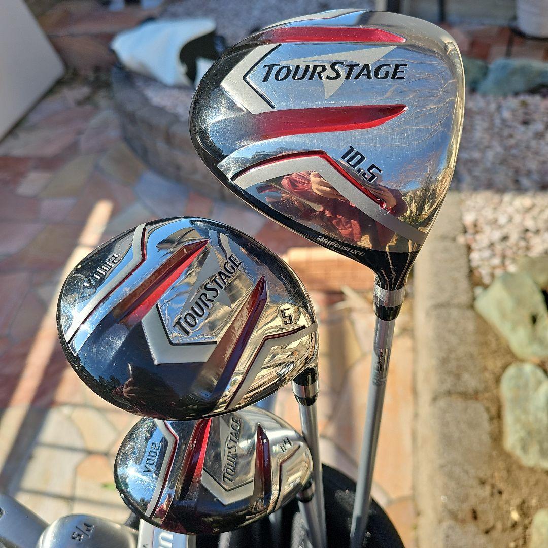 TOURSTAGE キャディバッグ ホワイト