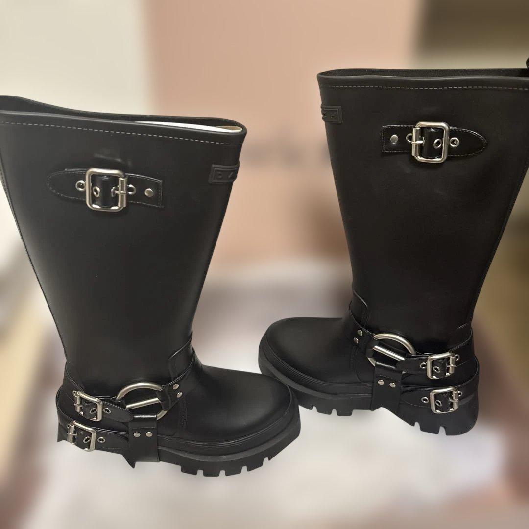 【月内処分】ハーネスラバーブーツ