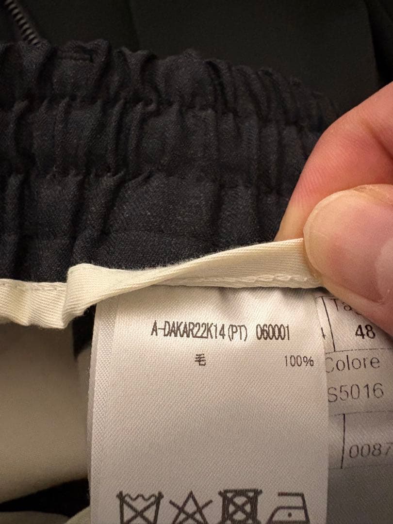 TAGLIATORE タリアトーレ1プリーツウールリラックスパンツ48 グレー