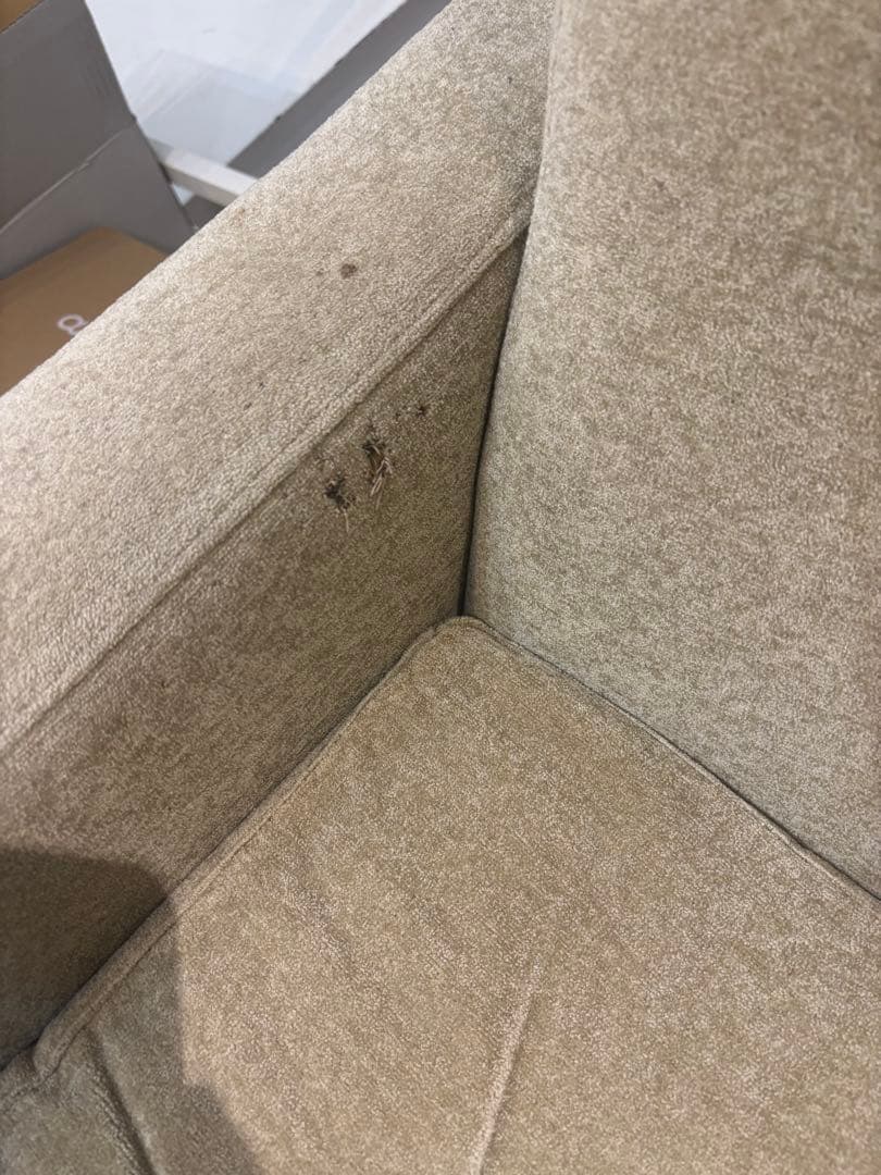 【たろう様限定】ヴィンテージソファ ベージュ 3人掛け