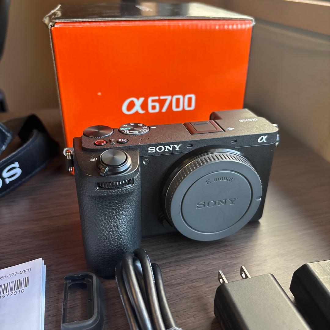【美品】SONY α6700 ボディ 本体＋付属品