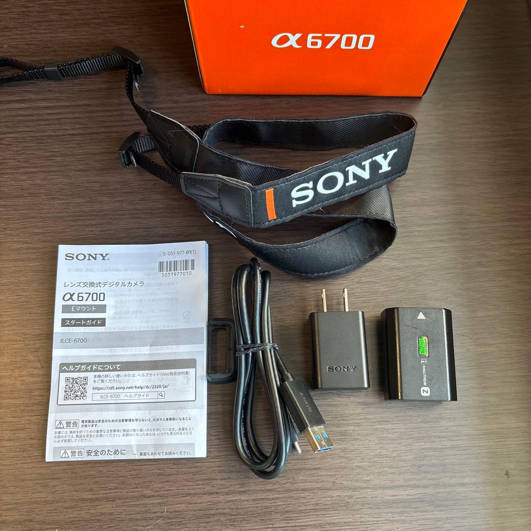 【美品】SONY α6700 ボディ 本体＋付属品
