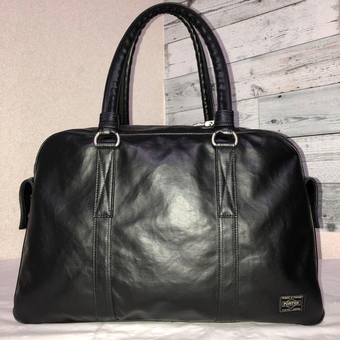 未使用級✨現行タグ ポーターフリースタイル ボストンバッグ黒 大容量 吉田カバン