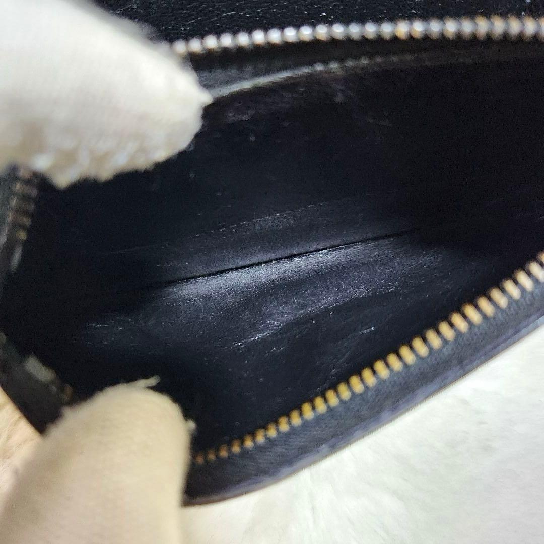 ✨希少　付属品完備✨サンローラン　長財布　チェーンウォレット　クロコ　カサンドラ