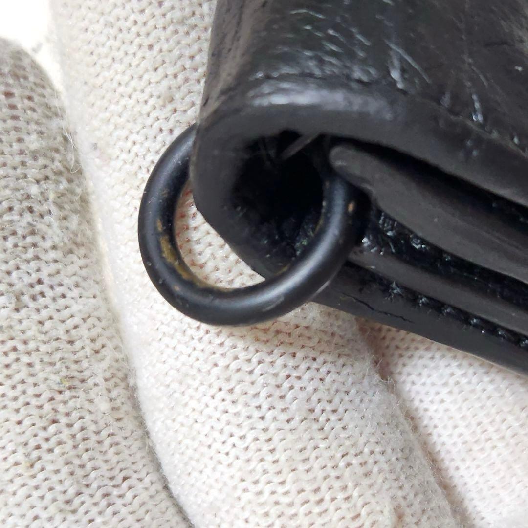 ✨希少　付属品完備✨サンローラン　長財布　チェーンウォレット　クロコ　カサンドラ