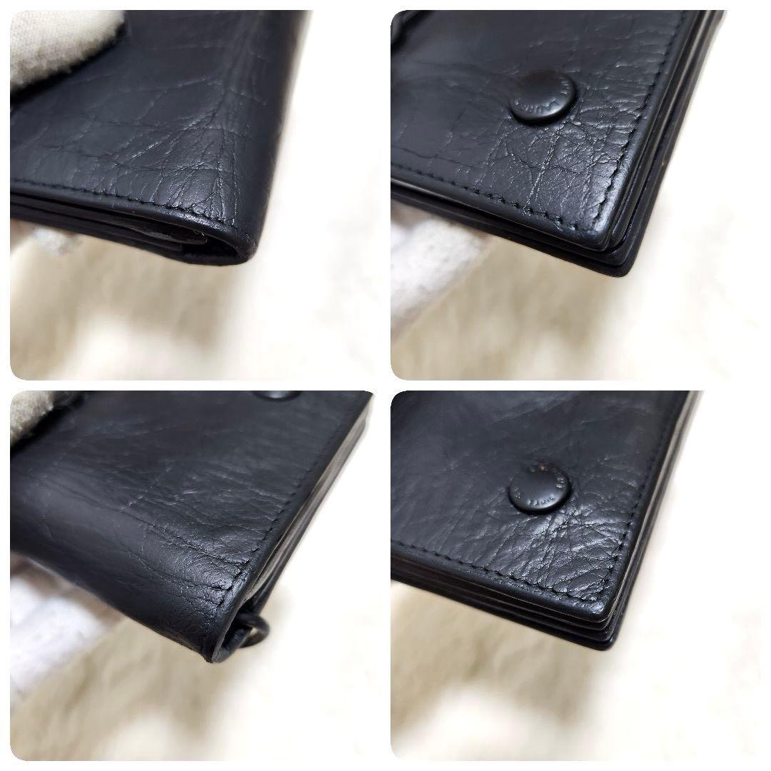 ✨希少　付属品完備✨サンローラン　長財布　チェーンウォレット　クロコ　カサンドラ