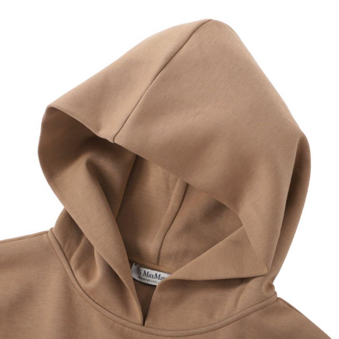 Max Mara ヴィズィエラ　コットンジャージーフーディ　キャメル