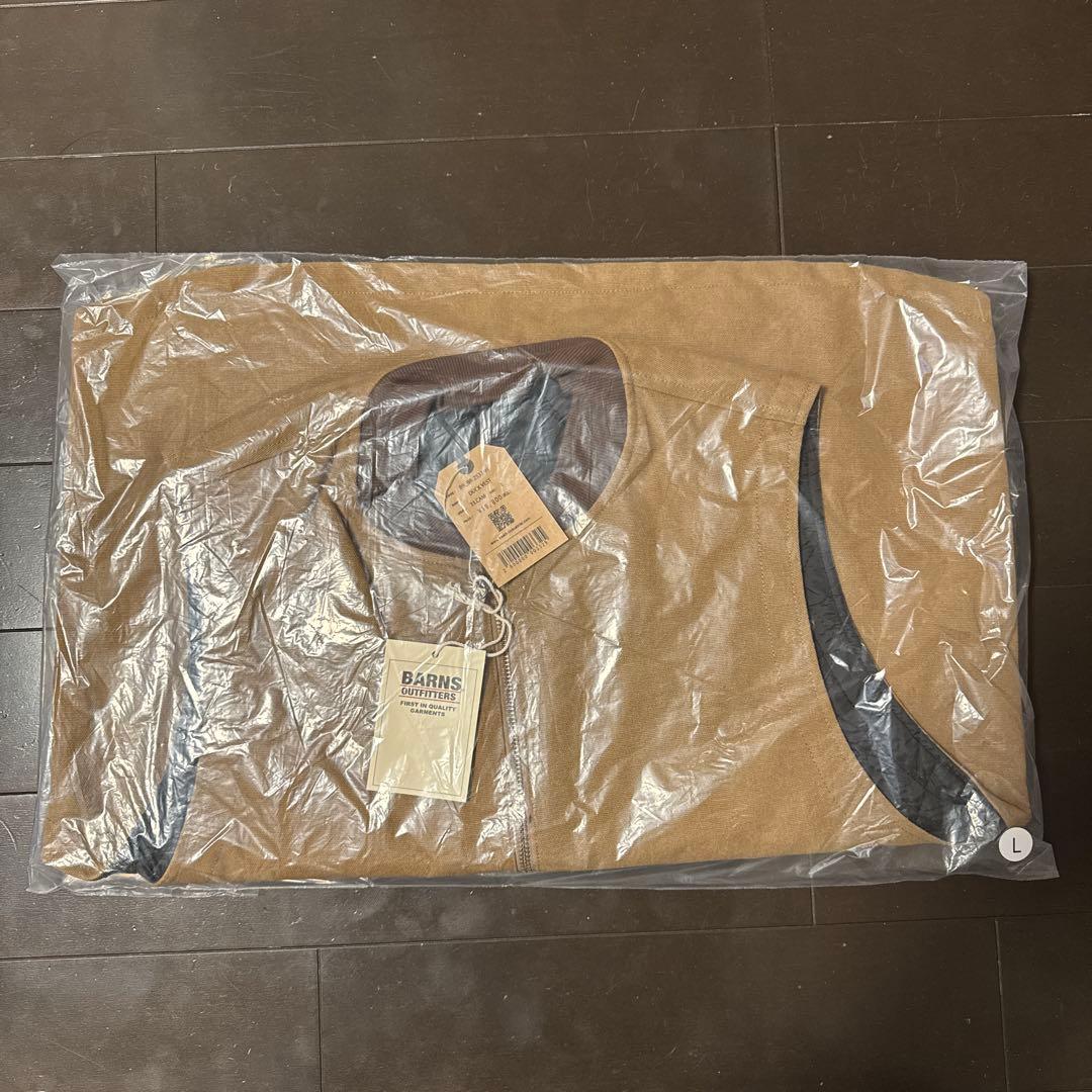 BARNS OUTFITTERSリバーシブルライトダックベスト