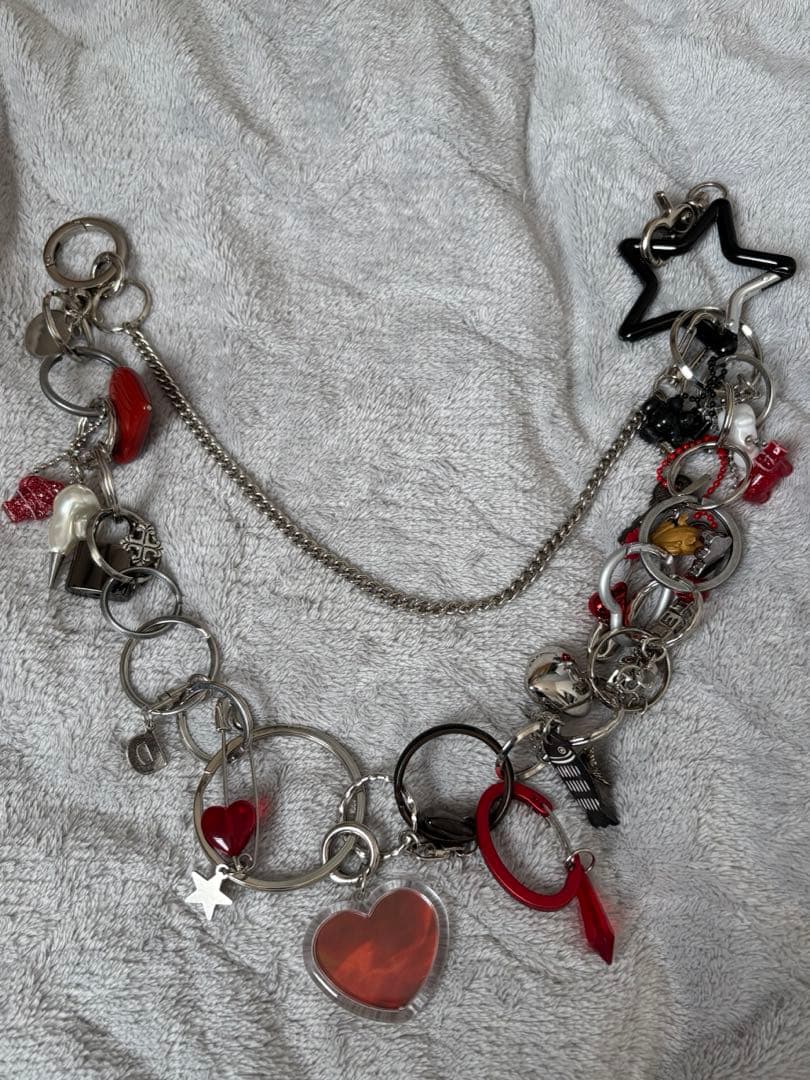 doublet 25AWウォレットチェーン キーチェーンred