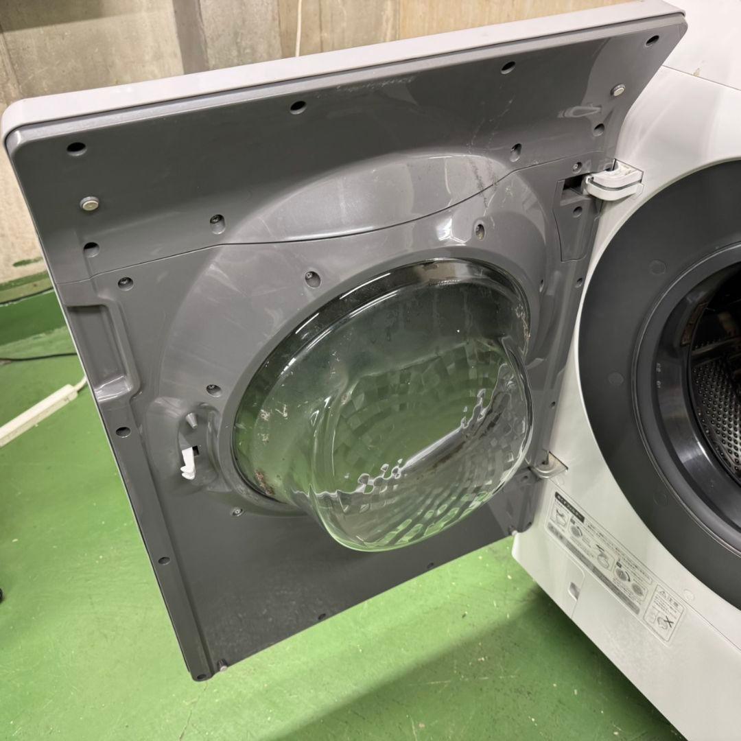 118 最新デザイン　ドラム式洗濯機　左開き　大容量11キロ　乾燥6キロ　極美品