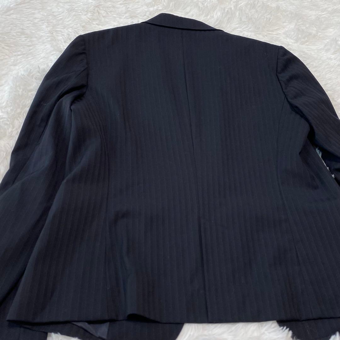 23区　スカートスーツ　４０　ウォッシャブル　ダークネイビー　ビジネススーツ