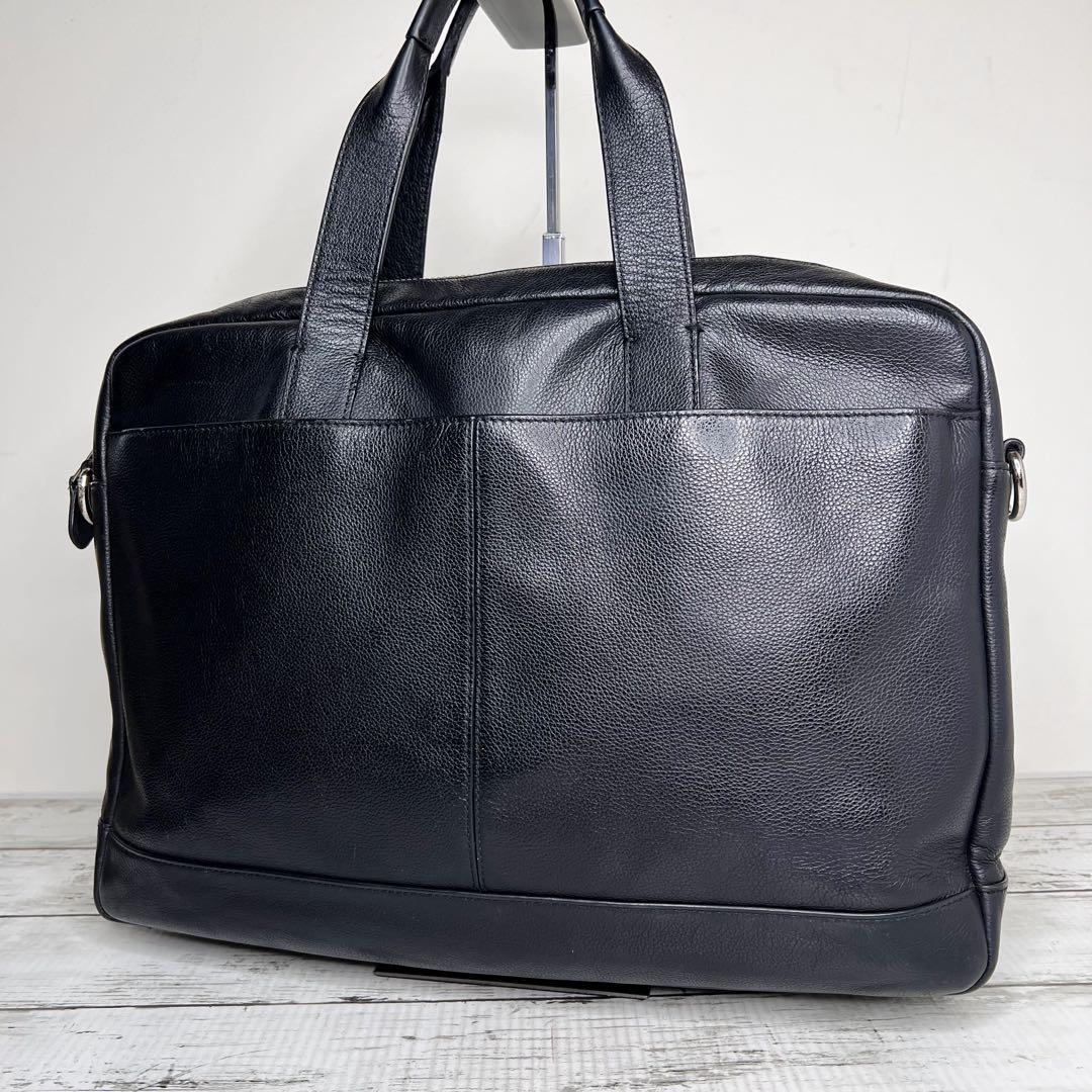 COACH コーチ レザー 2way ビジネスバッグ ショルダーバッグ