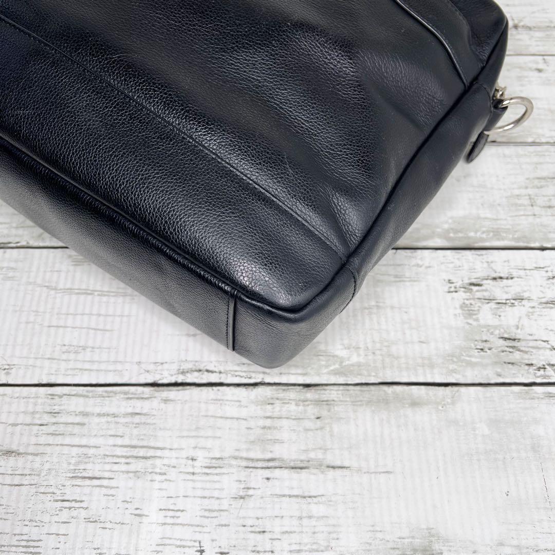 COACH コーチ レザー 2way ビジネスバッグ ショルダーバッグ