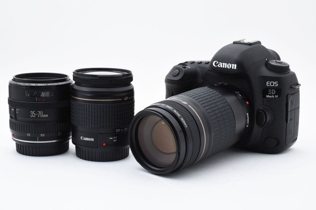 一眼レフカメラCanon EOS 5D Mark IVトリプルレンズセット
