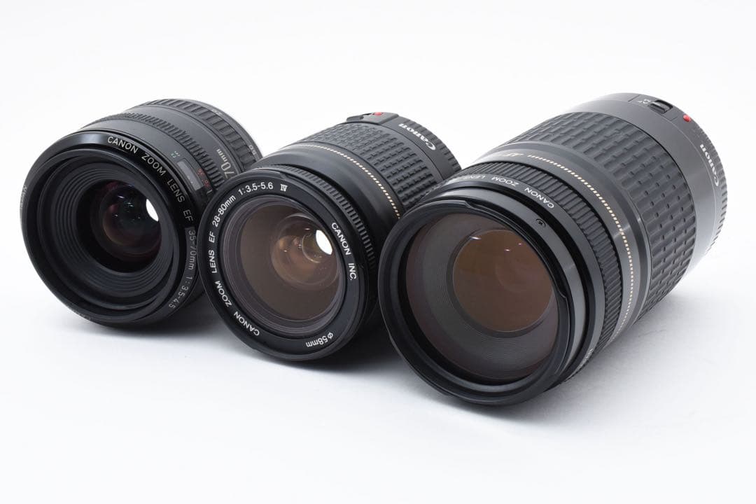 一眼レフカメラCanon EOS 5D Mark IVトリプルレンズセット
