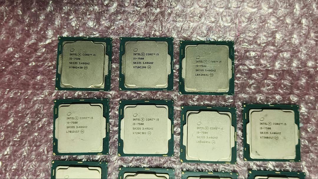 core i5 7500 まとめ売り動作確認済み