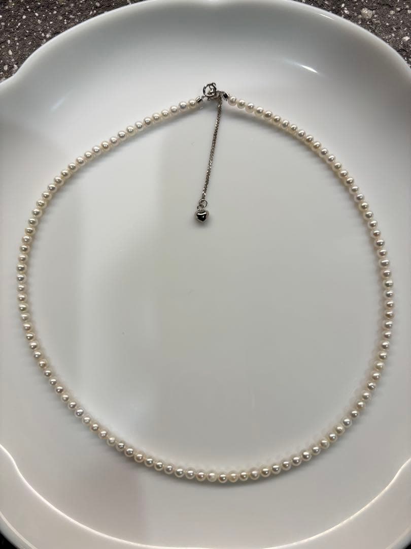 照り艶最強 ホワイト あこやベビーパール 3mm 希少サイズ K18WGGP