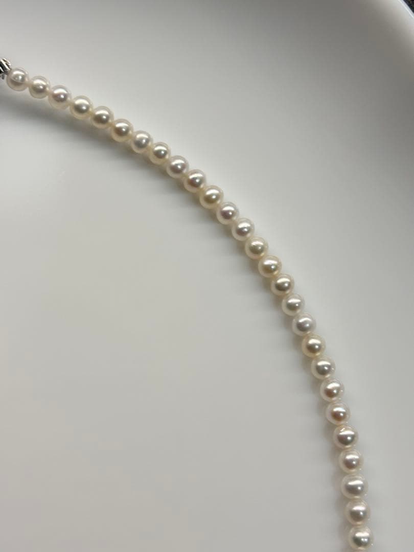 照り艶最強 ホワイト あこやベビーパール 3mm 希少サイズ K18WGGP