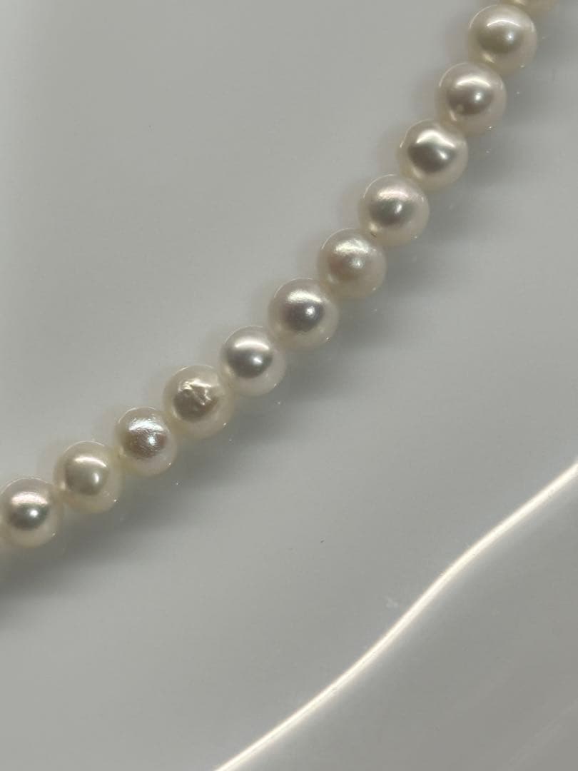 照り艶最強 ホワイト あこやベビーパール 3mm 希少サイズ K18WGGP