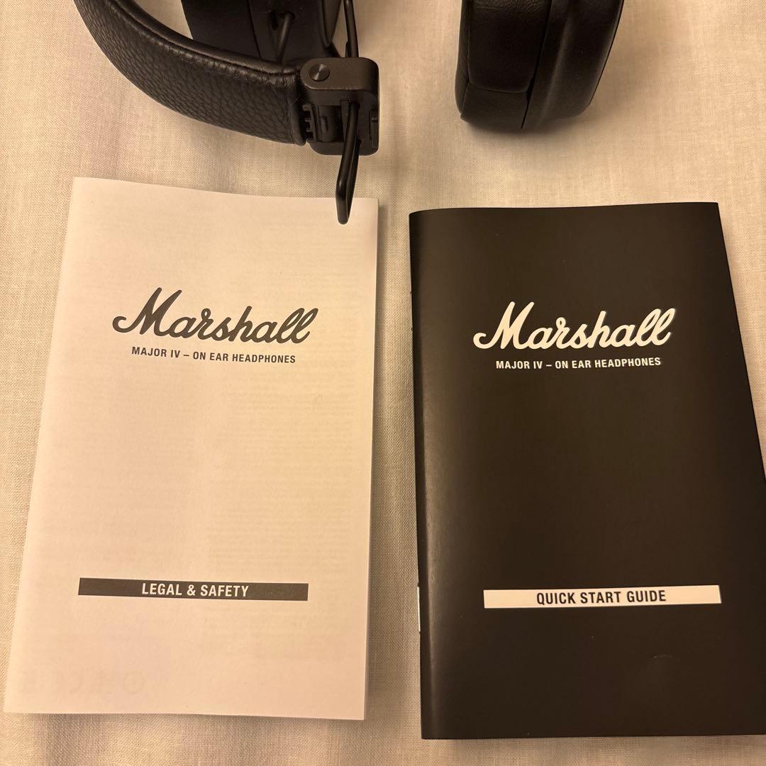 Marshall Major IV ワイヤレスヘッドフォン 黒　(正規品)