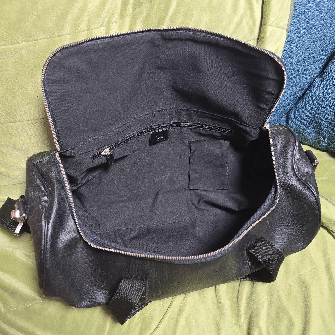 ディオールオム レザー ドラムバッグ
