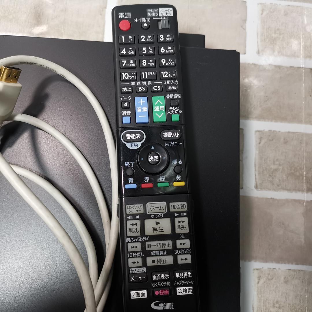 美品　SHRAP　BD-T1650　1TB ３番組録画 清掃済 付属品 リモコン