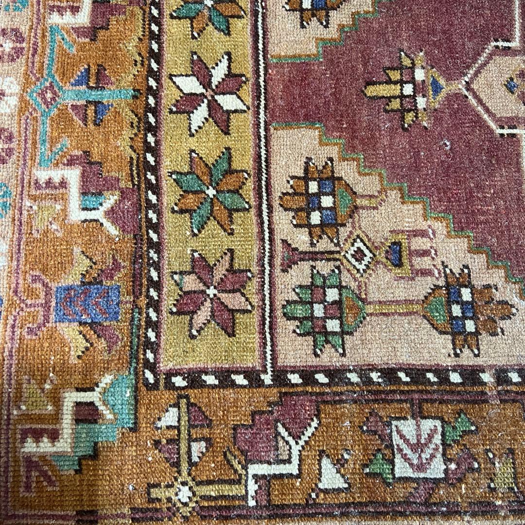 ヴィンテージラグ　トルコラグ　キリム