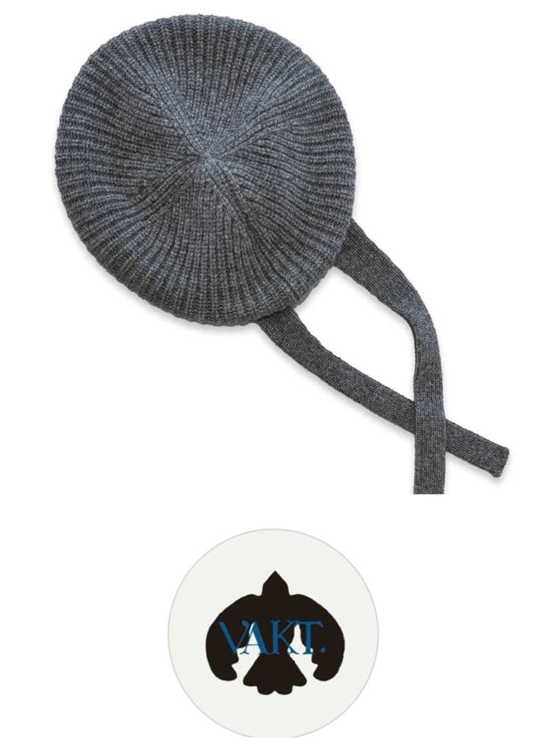 VAKT. バクト Bereベレー帽/GRAY グレー