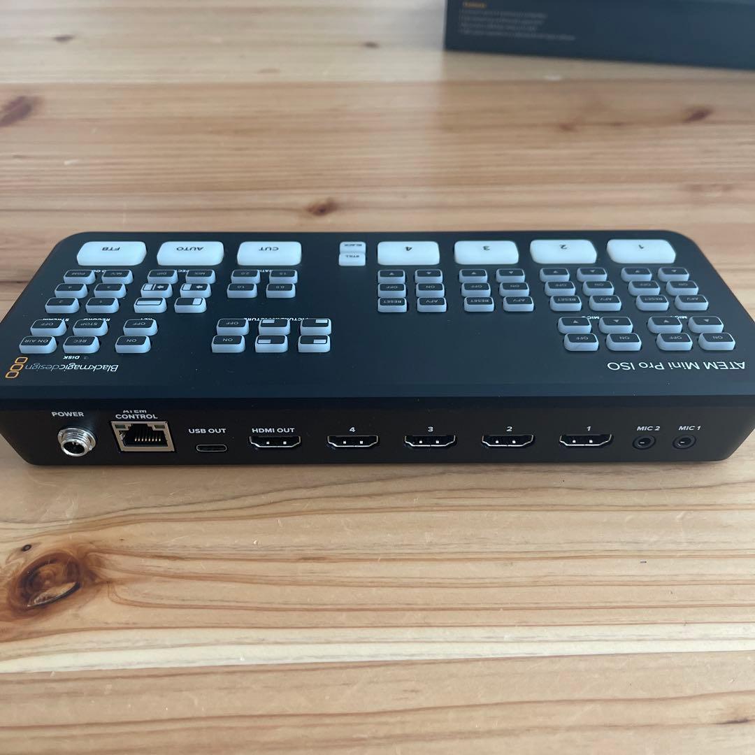 Blackmagic ATEM Mini Pro ISO 配信スイッチャー｜美品