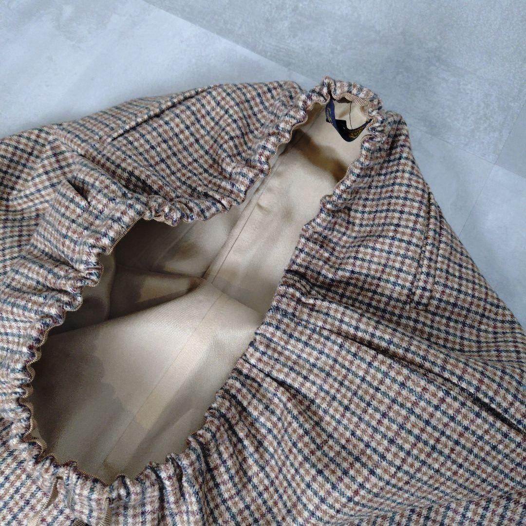 Drawer　WINTER2 ウールチェックドロストパンツ