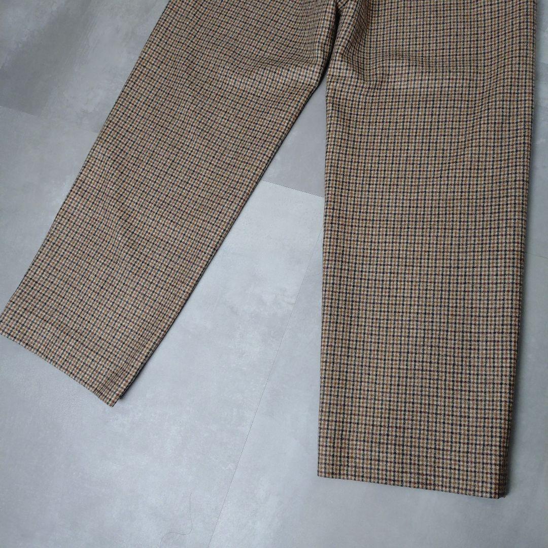 Drawer　WINTER2 ウールチェックドロストパンツ