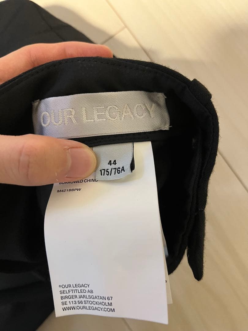 パンツ OUR LEGACY BORROWED CHINO 44