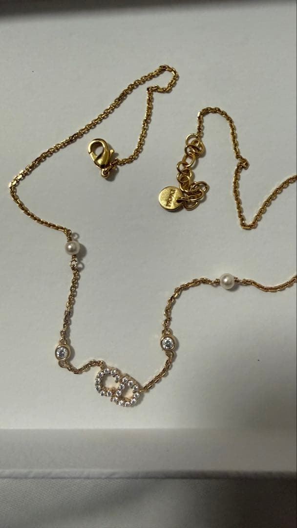 Dior エレガント ネックレス ゴールド