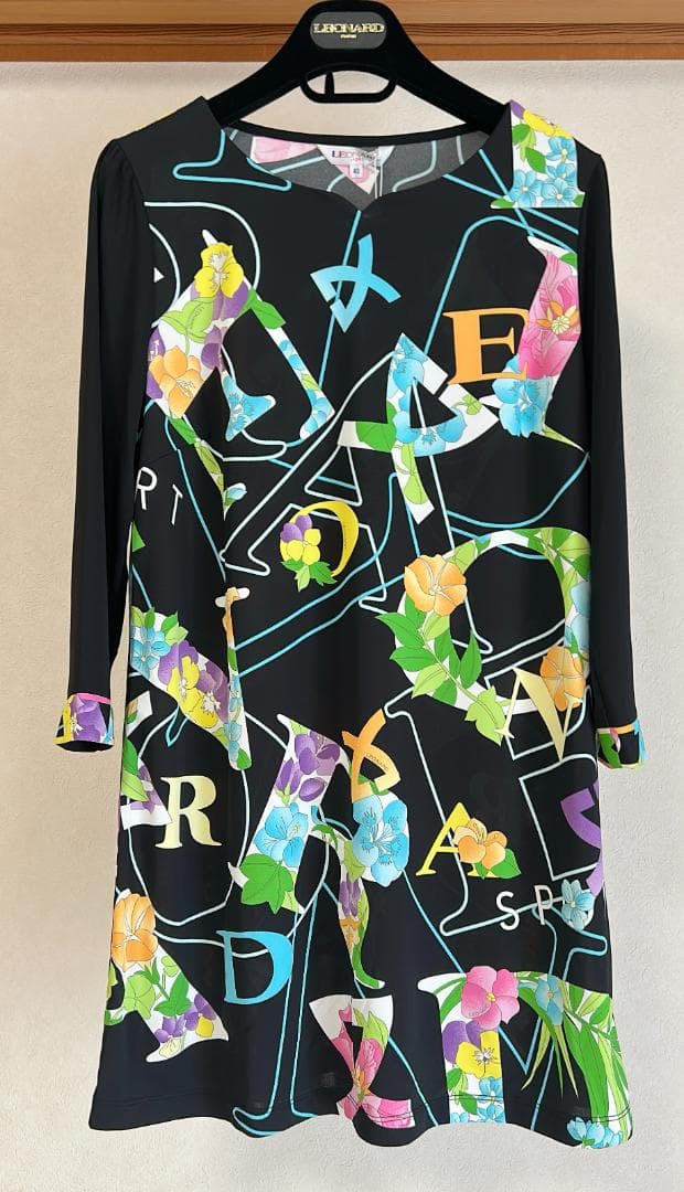 ⭐︎新品⭐︎LEONARD SPORT フラワーレタリング チュニック 40
