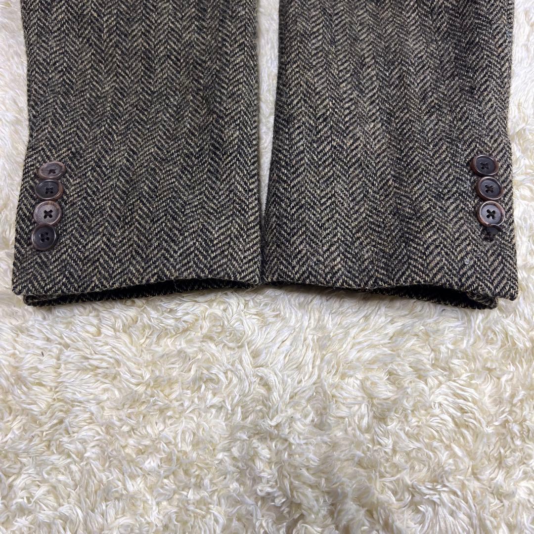 【MOON生地】 J.CREW テーラードジャケット ツイード ヘリンボーン