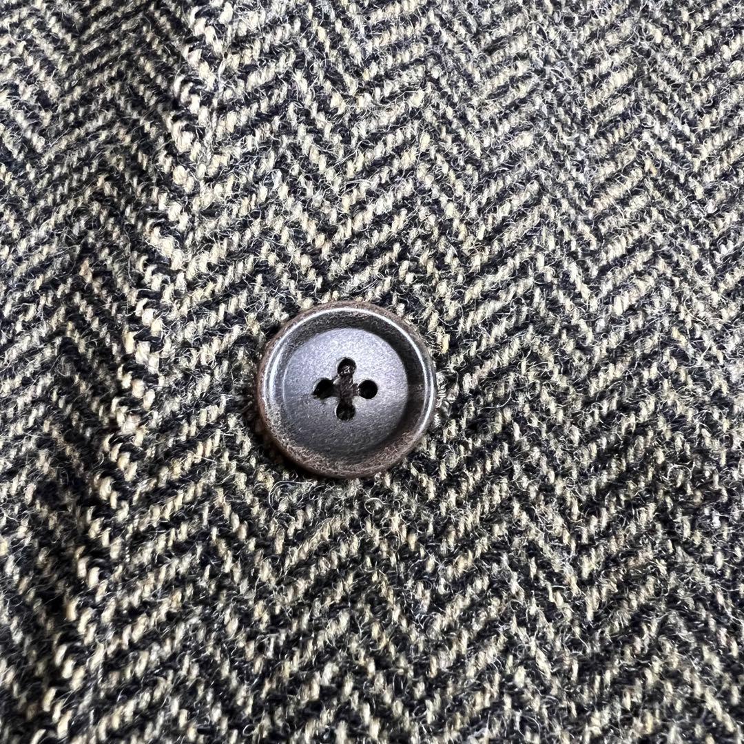 【MOON生地】 J.CREW テーラードジャケット ツイード ヘリンボーン