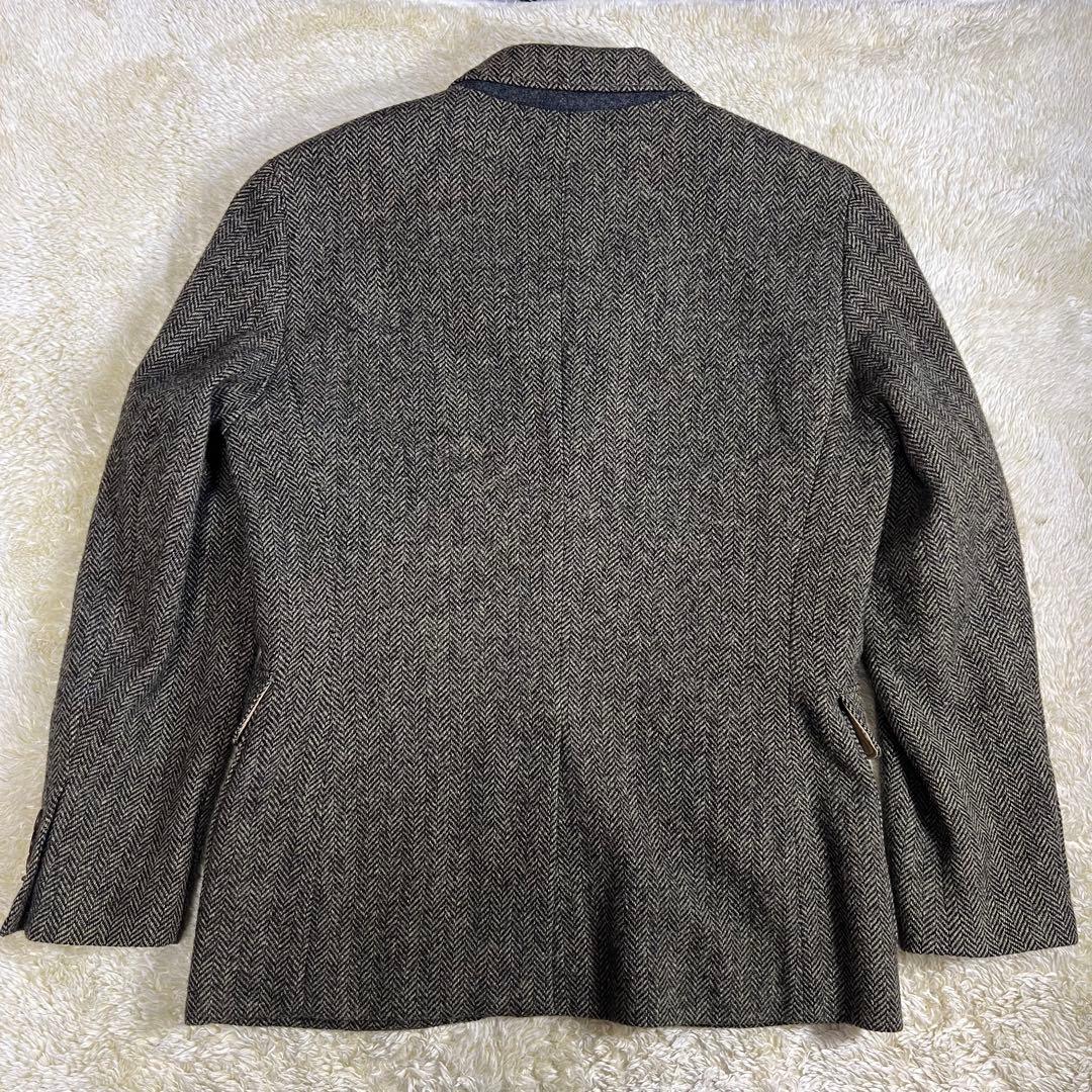 【MOON生地】 J.CREW テーラードジャケット ツイード ヘリンボーン