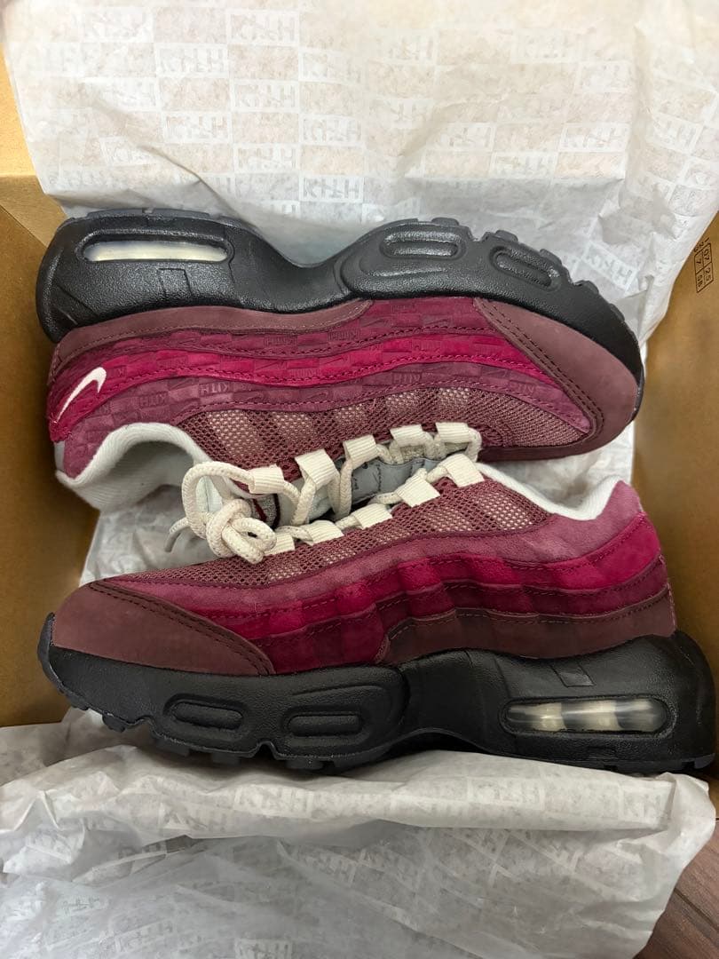 Kith Nike Air Max 95 バーガンディPS20㎝