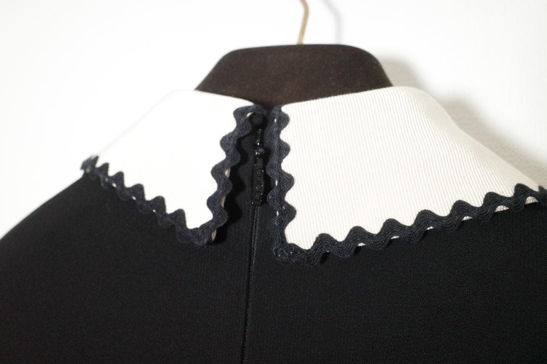 美品✨️Gucci グッチ 長袖　ジャージー　膝丈　ワンピース　XS