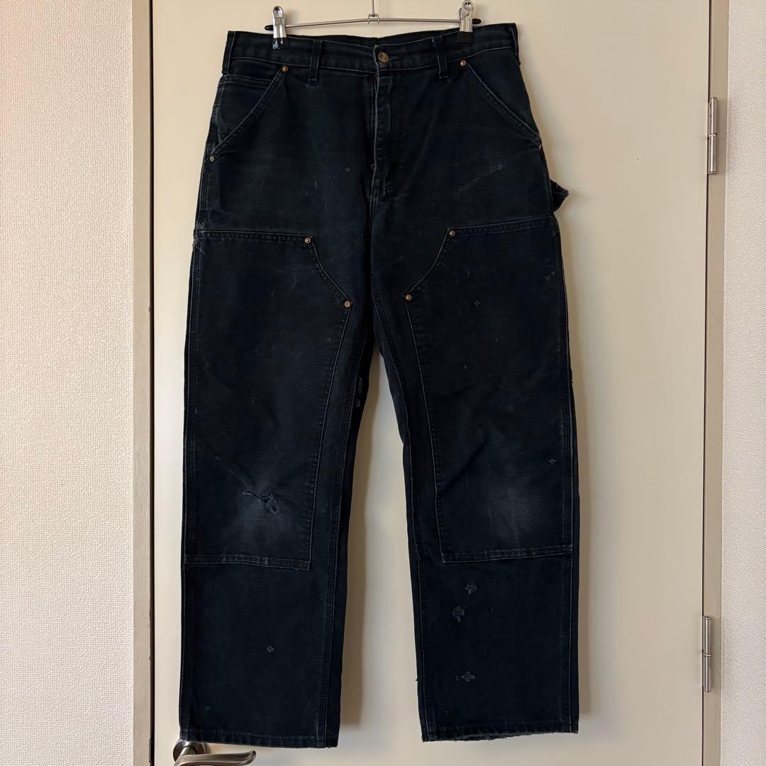 激レア個体 カーハート ダブルニー ブラック 32 × 30