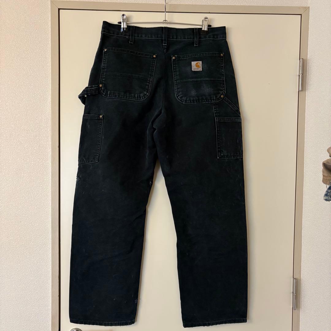 激レア個体 カーハート ダブルニー ブラック 32 × 30