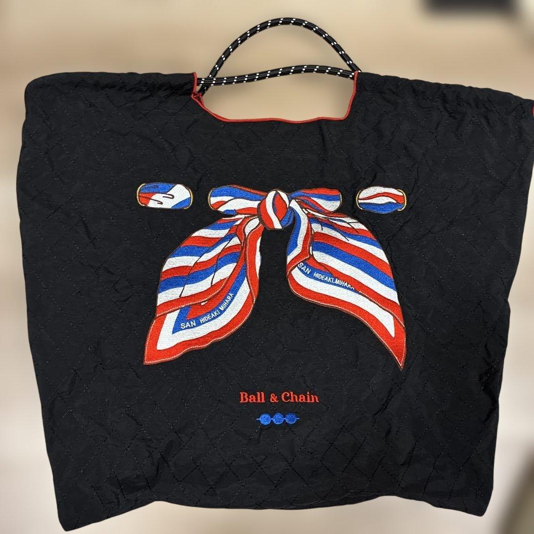 ボールアンドチェーン　キルティングバッグ　福岡限定　Lサイズ