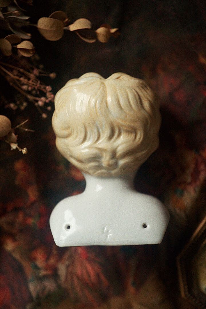 アンティーク チャイナヘッドドール ビスクドール ショルダーヘッド